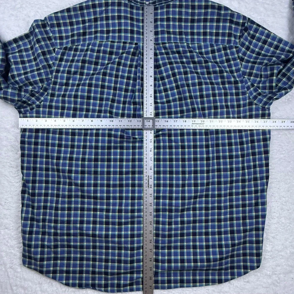 Duluth Trading Co. Mens 2XL Button Down Shirt Plaid Long Sleeve - Picture 5 of 8